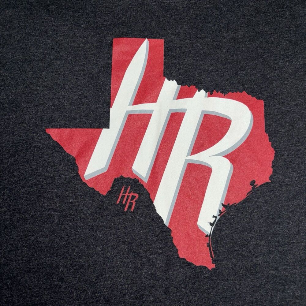 Houston Rockets ‘47 Brand HR Texas Outline Gray T-Shirt Size XL - Picture 8 of 8